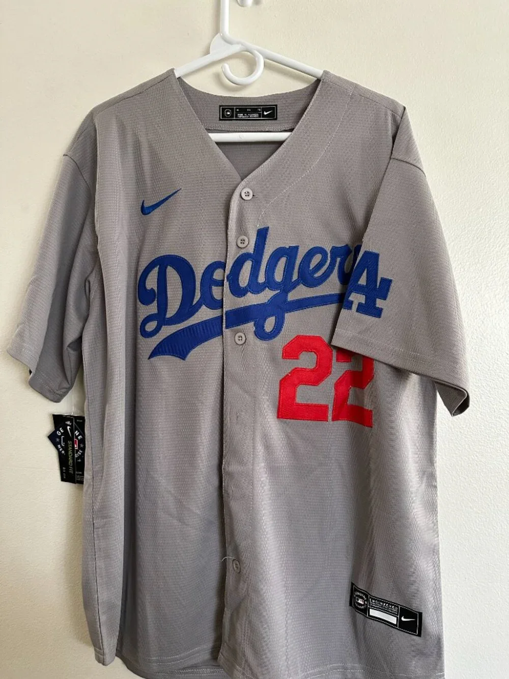 CLAYTON KERSHAW SIGNED LOS ANGELES DODGERS AUTOGRAPHED NIKE JERSEY W/COA XL 13-2